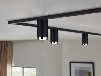 URail LED-spot Tube max. 10W GU10 černá mat kov/umělá hmota PAULMANN 96918