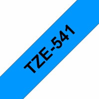 Páska BROTHER TZe-541, modrá/černá (18mm, laminované)