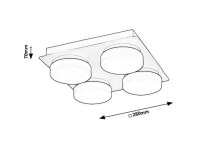 ATTICHUS LED 21W IP44 matná černá RABALUX 75004