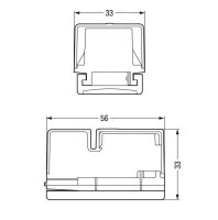 Napájecí modul pro plochý kabel 3x2,5mm2 šedá 3pól. WAGO 896-231