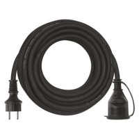 Venkovní prodlužovací kabel 10 m 1 zásuvka černý guma-neopren 250 V 2,5mm2