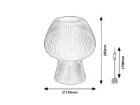 VINELLE E14 1x 60W IP20 tónované sklo RABALUX 74024
