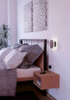 Nástěnné svítidlo TALAMELLO 1 LED černá/bílá 12W IP20 EGLO 901585