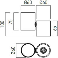 XTOO SURFACE FITTING GU10/PAR16 1x50W ma
