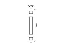 SMD LED, R7S, 4W, 450lm, 2700K