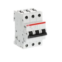 S203-D3 3 fázový jistič 3 A char. D 6kA ABB 2CDS253001R0031