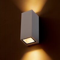 DESMOND II nástěnná bílá 230V GU10 2x35W IP44 RENDL R13609