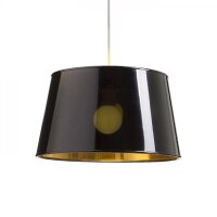 RIDICK stínidlo lesklá černá zlatá fólie max. 20W RENDL R13344