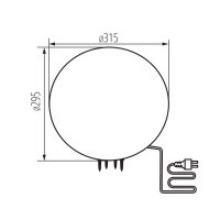 Zahradní svítidlo STONO 315 N KANLUX 36590