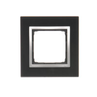 Rámeček 1 -násobný Simon 54 Nature, IP20/IP44 skleněný měsíční láva DRN1/74