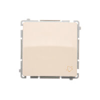 Ovládač zapínací ZVONEK, řazení 1/0, 10AX, 250V~, béžová BMD1.01/12