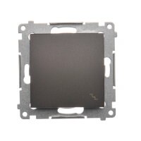 Přepínač střídavý, řazení 6, 10AX, 250V~ hnědá matná metalizované DW6.01/46