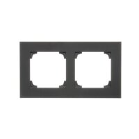 Rámeček 2 násobný černá matná KONTAKT SIMON TR2/149