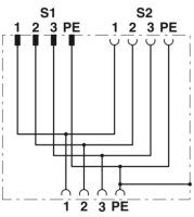 Rozvodka Y SAC-4PY-FS/MS-FS F VP SH PHOENIX CONTACT 1080243