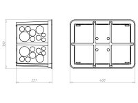 Spojovací box 400x300x220 mm, do betonu KAISER 9917.21