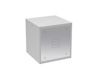 Nástěnný nýtovaný rozvaděč GrandN DUO 12U s plechovými dveřmi,hl.600mm 83000984