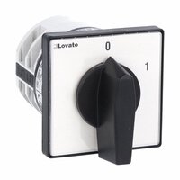 Lovato 7GN4010U vačkový spínač GN: 40A/3P, spínač 0-1, úhel 60°, čelní montáž