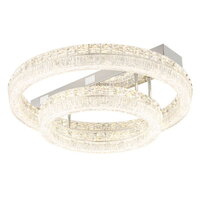 Stropní svítidlo LAUREL chrom LED 60W, 4900lm, 2700-6000K GLOBO 67387-60D