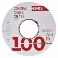 Koaxiální kabel CB135, 100m EMOS S5382