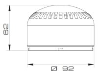 Modul multifunkčního LED svítidla SIR-E LED S IP66 87-105dB modrá allCOLOR 90361