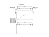 KLIPY pro zavěšení piktogramu PLUTO LED PANLUX PN35200021