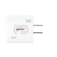 USB A+C nabíjecí adaptér Power charger 65W GaN US Power Delivery typ A
