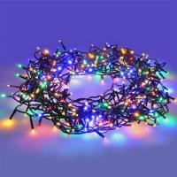 LED WIFI smart venkovní vánoční řetěz 400 LED 20m přívod 5m teplá + vícebarevný