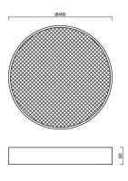 Přisazené LED svítidlo s plastovým stínidlem KRUGER 3 FOP 32W IP40 3K PIR bílá