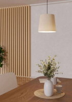Závěsné svítidlo FEBRES E27 černá/bílá 1X60W IP20 EGLO 901262