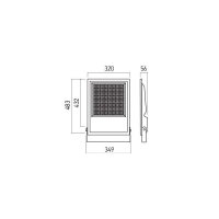 XFIELD Proiector 200W 100-277V AC 4000K