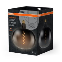 Světelný zdroj OSRAM Vintage 1906 LED SPECIAL Shapes 4.5W 818 Smoke E27