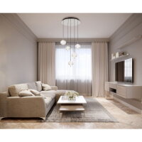 Závěsné svítidlo AIDA chrom 33W 3000-6500K GLOBO 16042-5HC