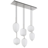 Závěsné svítidlo BLACKY I matný nikl 6x E14 40W 230V GLOBO 15345-6NO