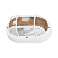Bulkhead Essential Oval E27 White OSRAM 4058075845565