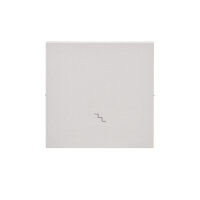 Kryt 1 násobný světle šedá matná KONTAKT SIMON TKW6/114