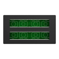 Centrální jednotka NOVÁ UNICA SYSTEM+ 2x10 modulů zapuštěná, Antracit