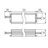 Napaječ LED LC 100W 24V IP67 UNV KANLUX 33423
