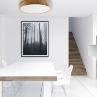 Stropní a nástěnné svítidlo Disk W 475 dub 4x23W IP20 E27 COMPOLUX 922395/86