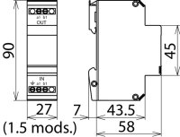 Svodič přepětí BLITZDUCTOR VT DEHN 918411