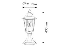 Velence E27 1x 60W IP43 bílá RABALUX 8205