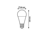 Světelný zdroj SMD-LED E27 A60 12W 1090Lm 6500K RABALUX 1571