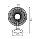 Stolní ventilátor VENETO-30GR 23812 Kanlux