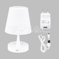 5W Led Rechargeable Desk Lamp Chrome Tou