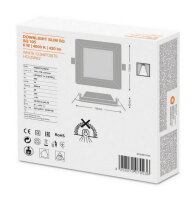 Downlight LEDVANCE SLIM SQUARE 105 6 W 4000 K WT