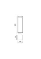 Sloupkové svítidlo TOWER ST H50 LED SMD 10W IP54 DG 3000K TUYA REDO 90052