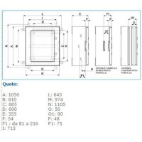 B04608 VTR 07 CIECO QUADRO IP65 1060X810X355 IBOCO 04608