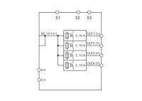Elektronický jistič, 4kanál., jmenovité vstupní napětí: 12 V DC