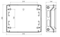 Fotovoltaický rozvaděč ASABOX pro 2 stringy, DC 1000V, IP65 FVE 51 6648.01