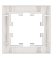 Krycí rámeček 1násobný, bílý SCHRACK EV105301--