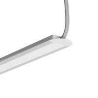 Záslepka s otvorem KLUŚ MICRO-LNK-OTW pro AL profil, šedá /24429/ C24427C02TW